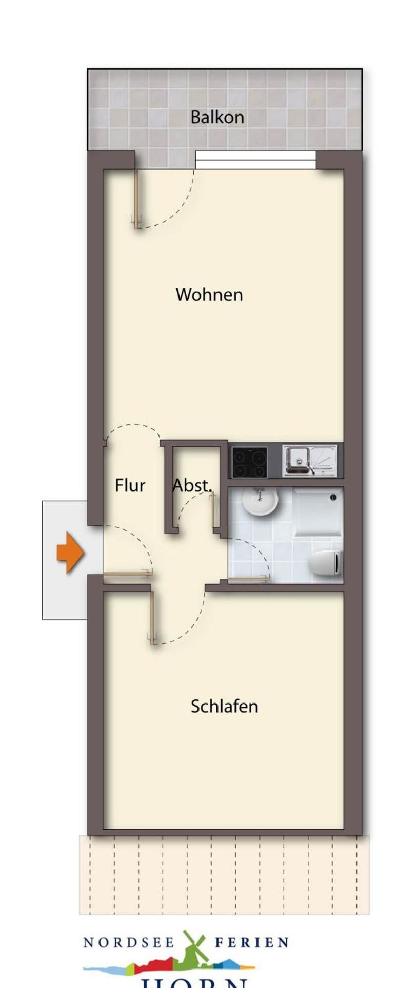 Meeresruhe Dornumersiel Exteriör bild